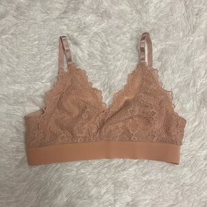 Understatement Nude triangle bralette